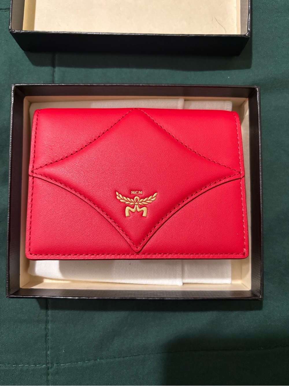 MCM Diamond Small Leather Wallet